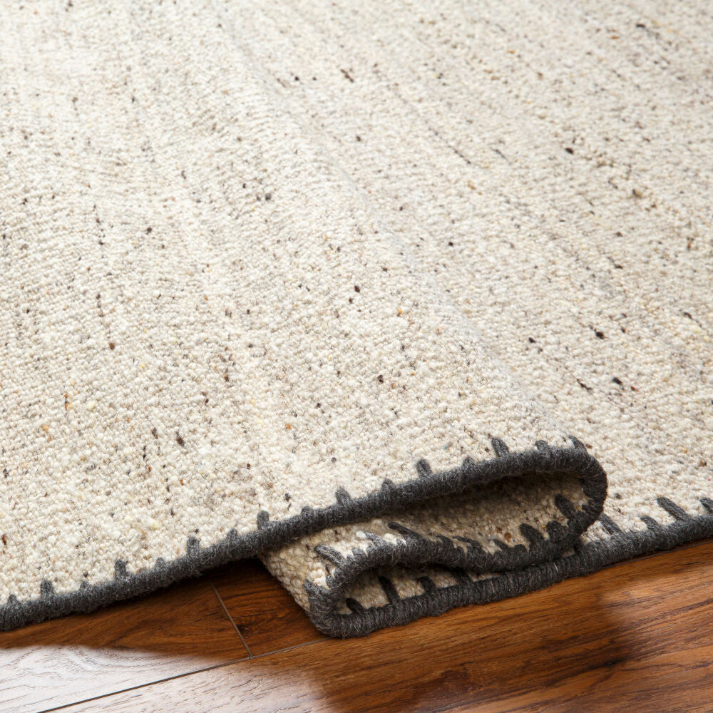 Berkeley Beige/Light Beige Handmade Rug - fold