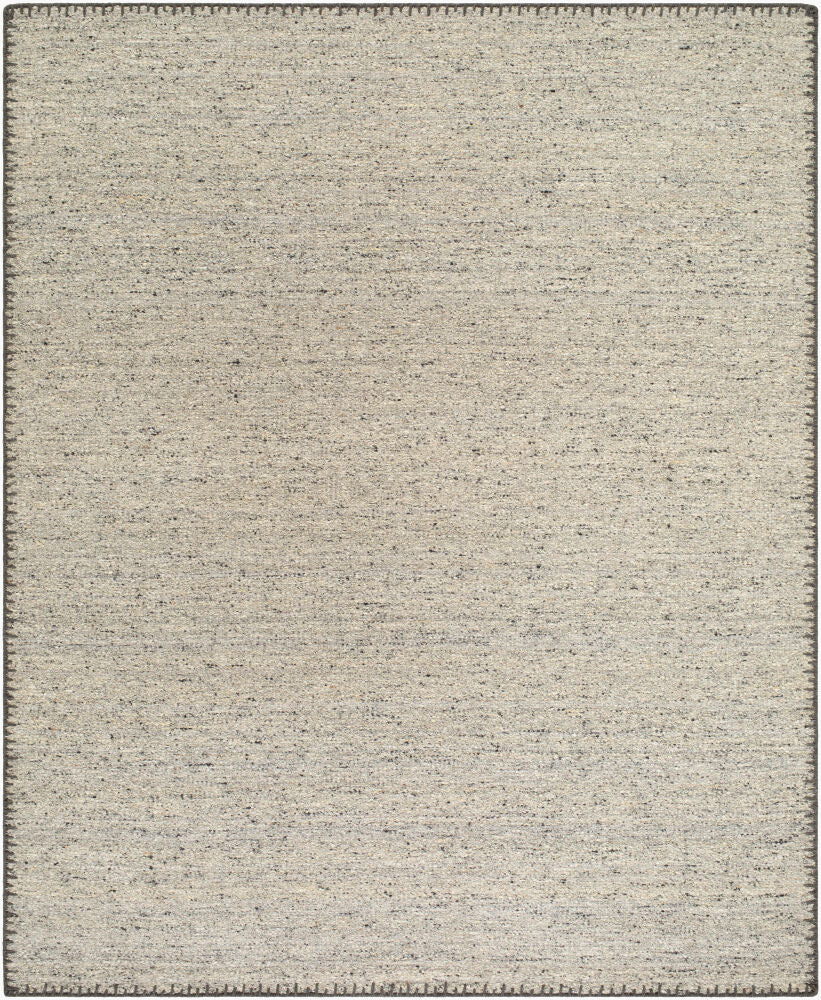 Berkeley Black/Taupe Handmade Rug - 2' x 3'