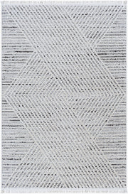 Berlin Dark Brown/Sage Machine Woven Rug BLR-2302 - 5'3" x 7'