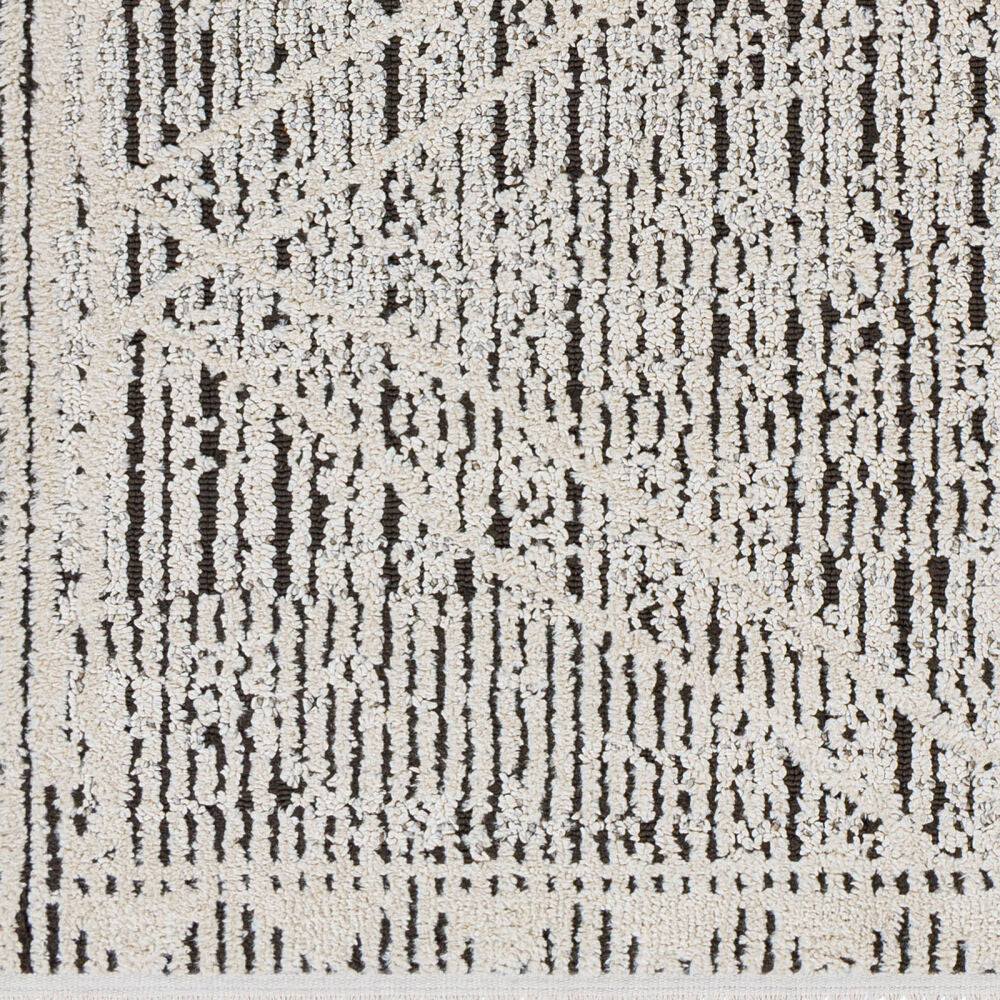 Berlin Dark Brown/Sage Machine Woven Rug BLR-2306 - swatch