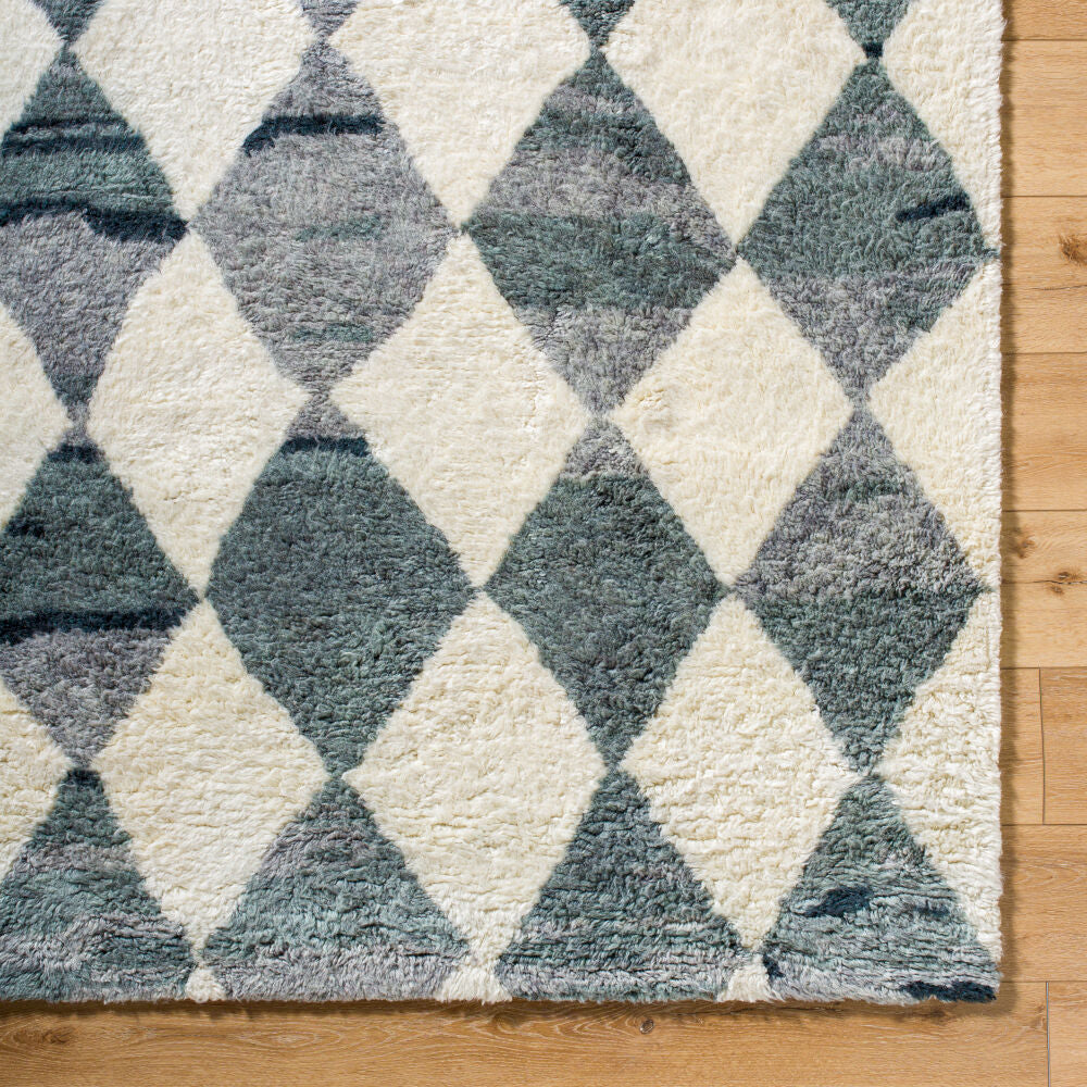 Beni Moroccan Handmade Rug BMC-2308 - overhead