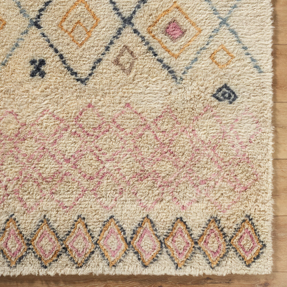 Beni Moroccan Handmade Rug BMC-2310 - overhead