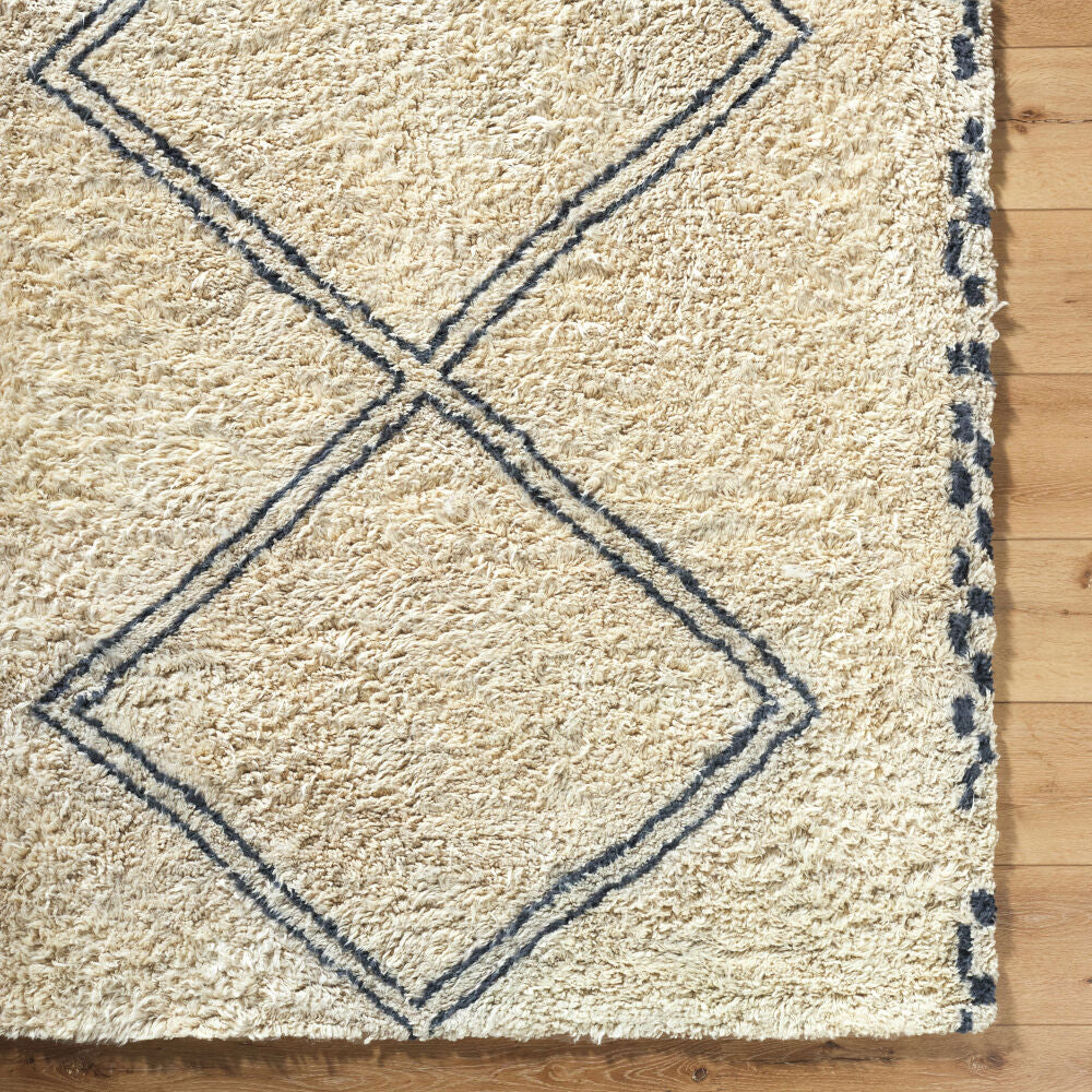 Beni Moroccan Handmade Rug BMC-2311 - overhead