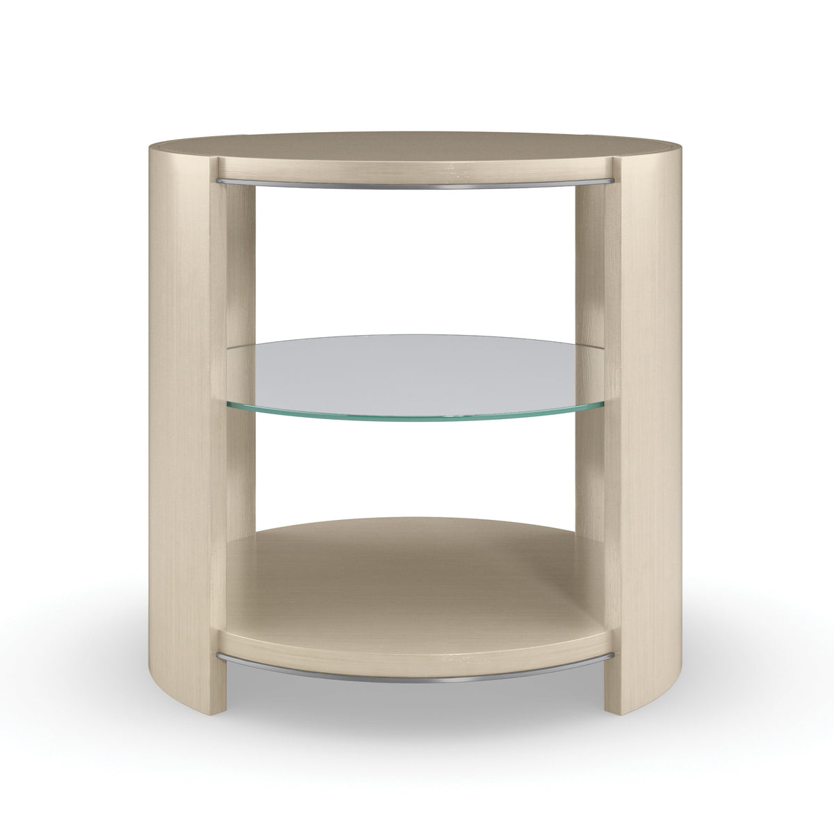 Da Vita Round End Table La Moda 26" by Caracole
