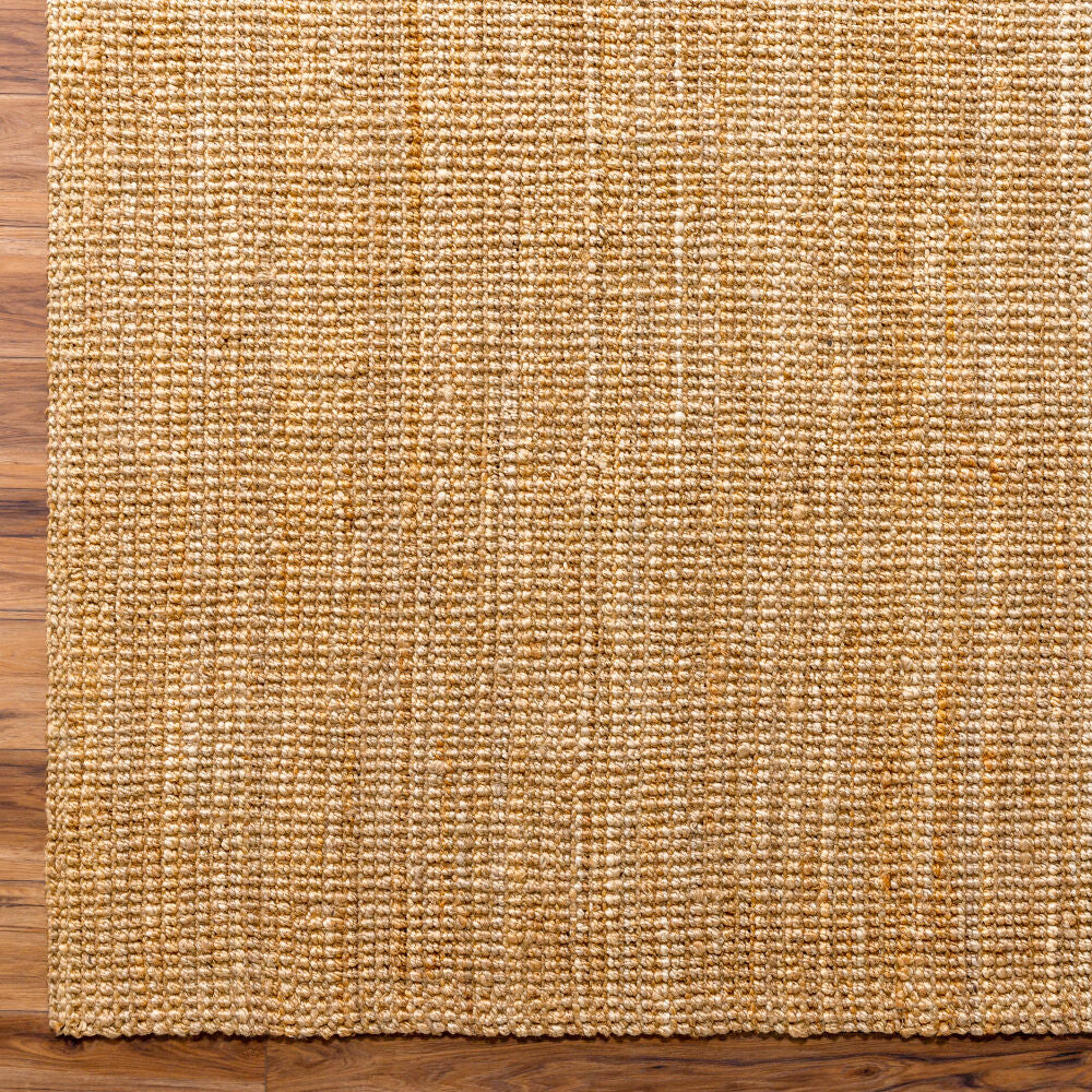 Calla Beige/Tan Handmade Rug - overhead