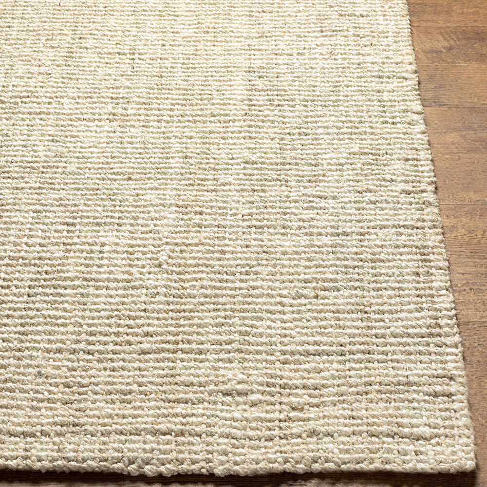 Calla Butter Handmade Rug - front