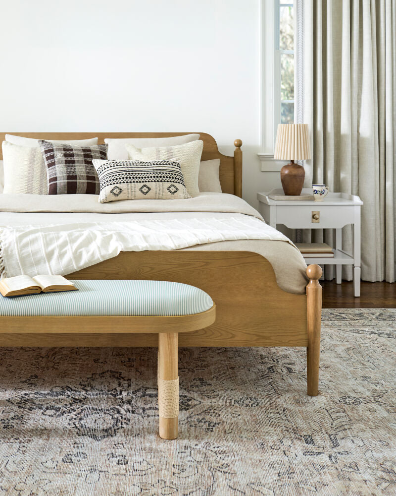 Adella Wood Bed - styleshot
