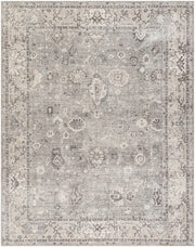 Davina Charcoal/White Machine Woven Rug - 2'2" x 3'9"