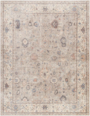 Davina Brown/Off-White Machine Woven Rug - 2'2" x 3'9"