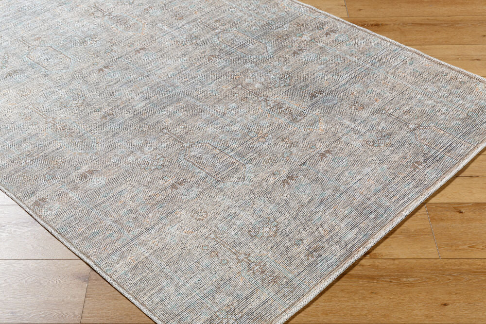 Darling Black/White Machine Woven Rug BODA-2302 - corner