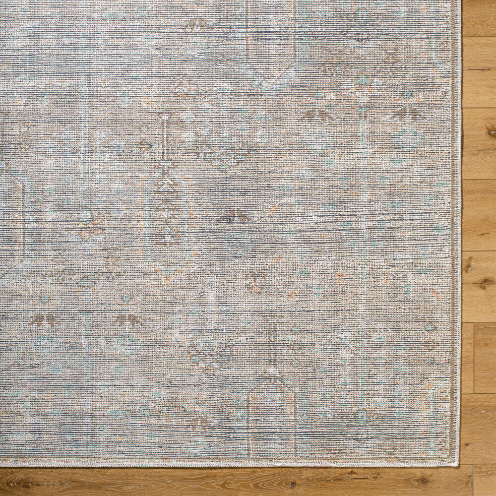 Darling Black/White Machine Woven Rug BODA-2302 - overhead