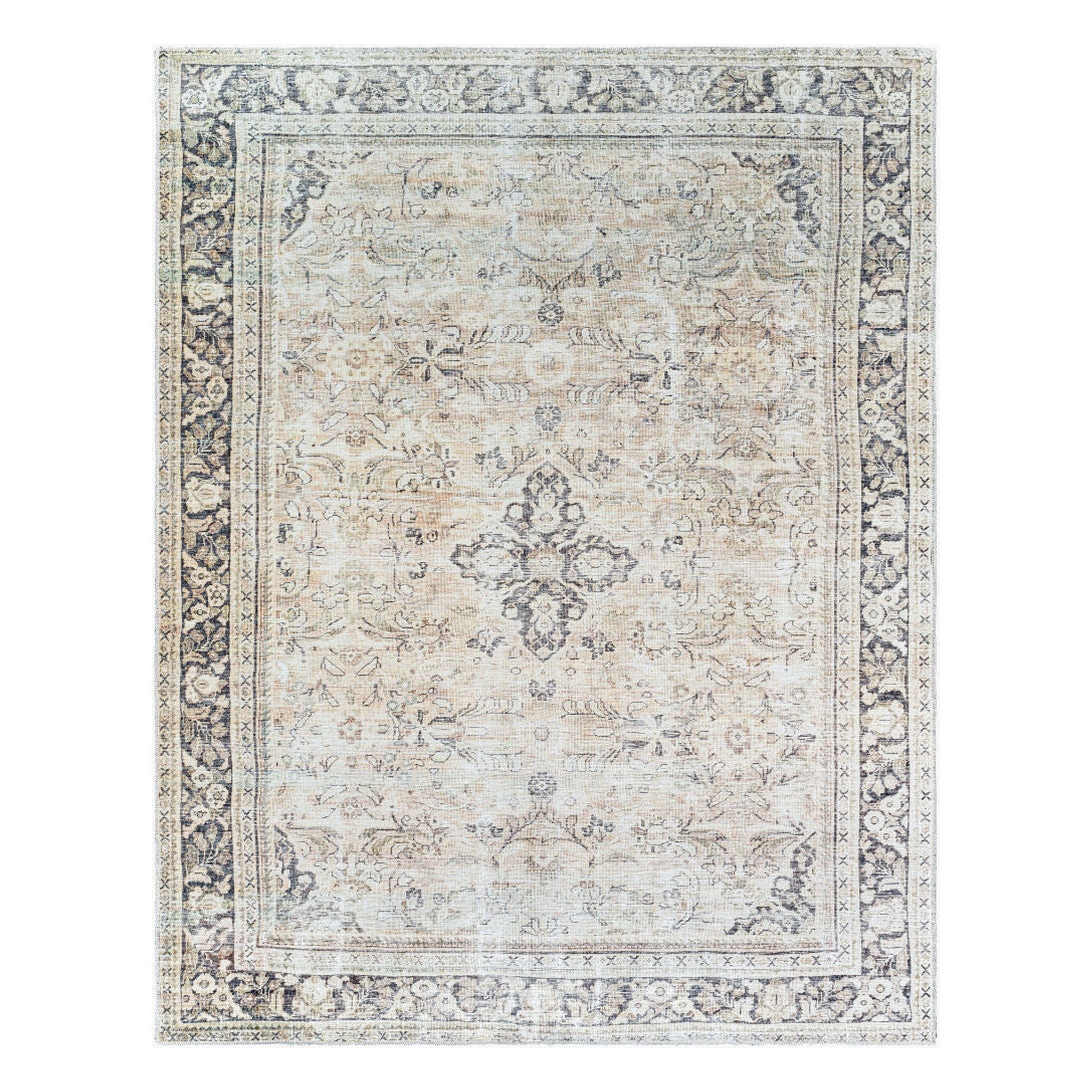 Darling Black/White Machine Woven Rug BODA-2304 - 2'7" x 10'