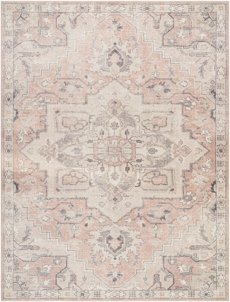 Elle Charcoal/Tan Machine Woven Rug BOEC-2300 - 2'2" x 3'9"