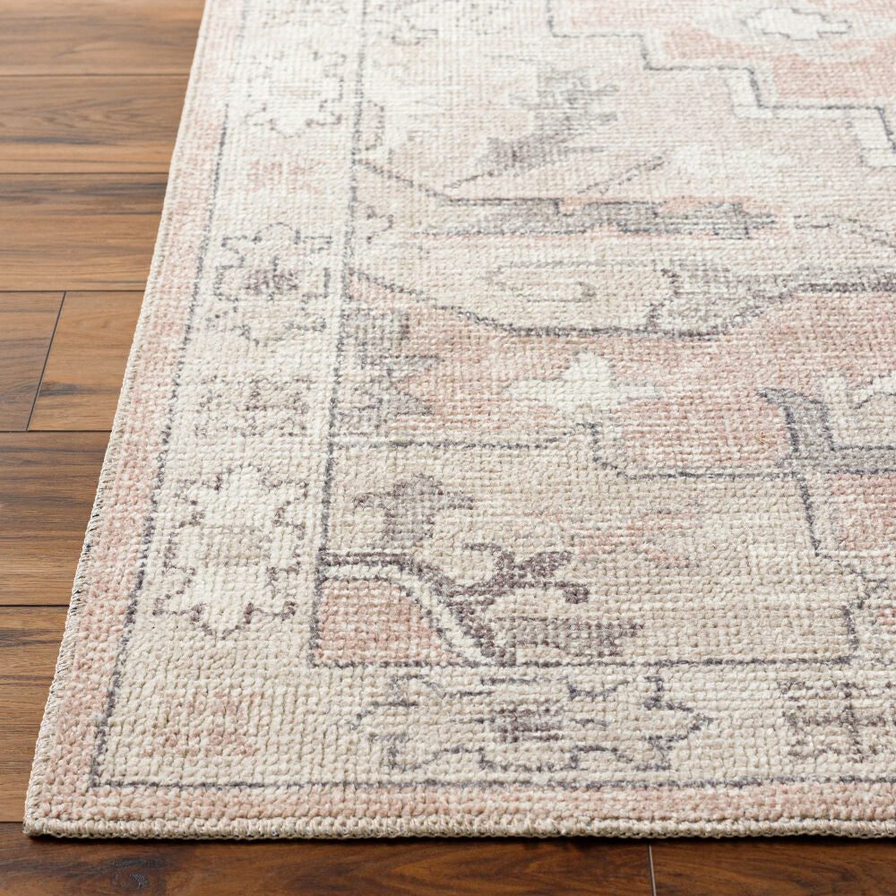 Elle Charcoal/Tan Machine Woven Rug BOEC-2300 - front