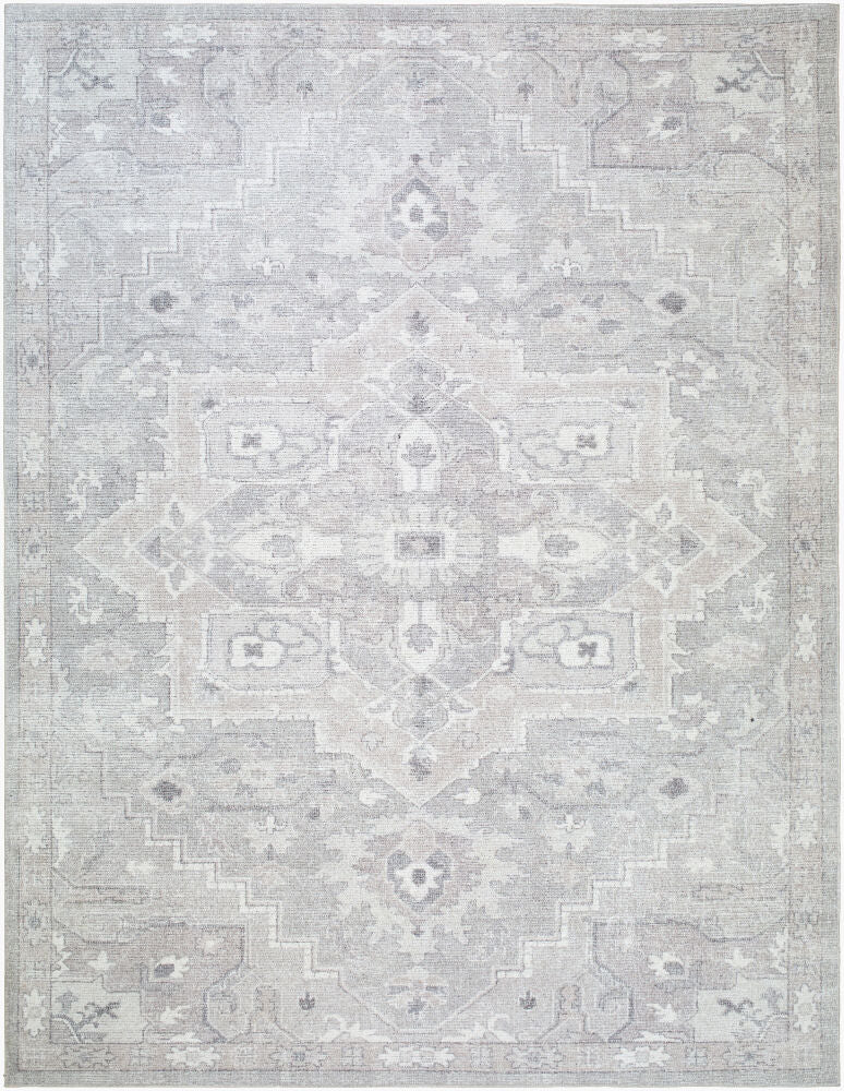 Elle Charcoal/Tan Machine Woven Rug BOEC-2301 - 2'2" x 3'9"