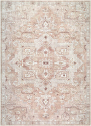 Elle Brown/Tan Machine Woven Rug - 2'2" x 3'9"