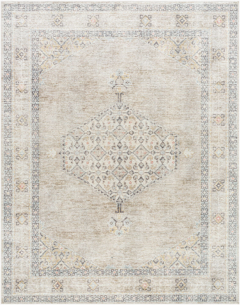 Lila Amber/Slate Machine Woven Rug - 2'2" x 3'9"