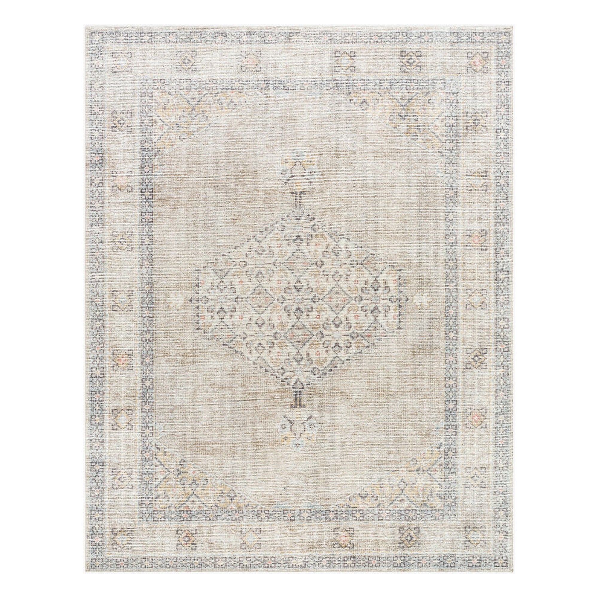 Lila Amber/Slate Machine Woven Rug - 2'2" x 3'9"