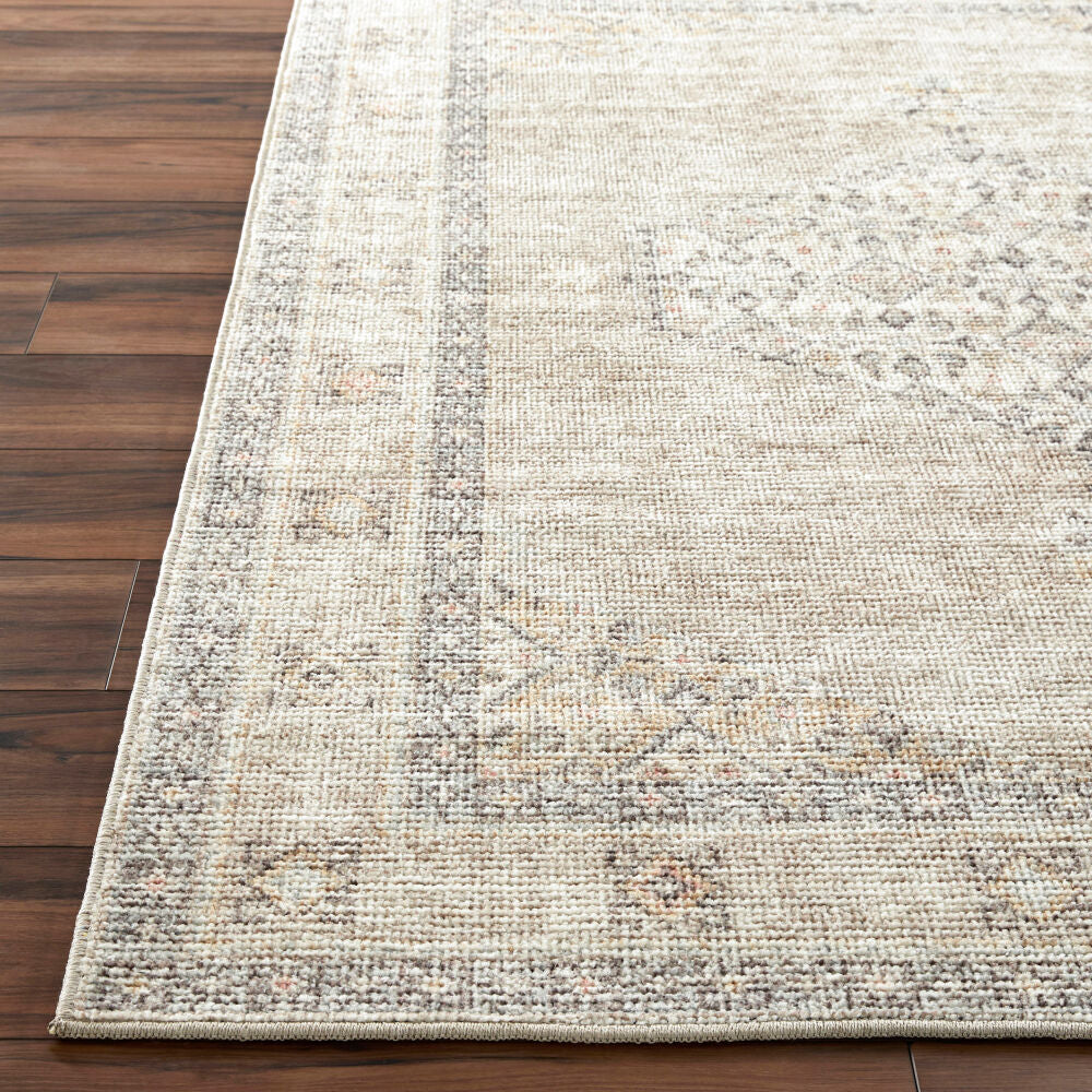 Lila Amber/Slate Machine Woven Rug - front