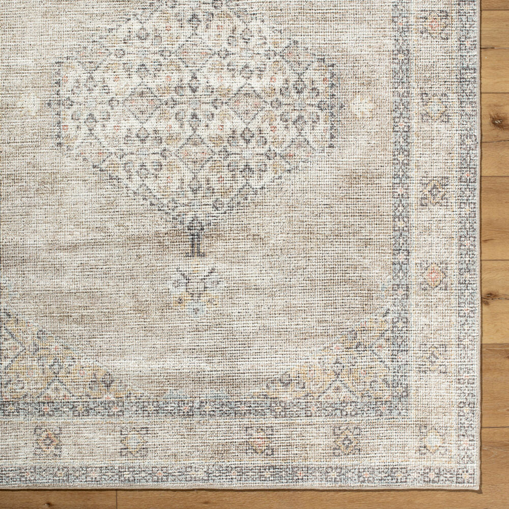 Lila Amber/Slate Machine Woven Rug - overhead