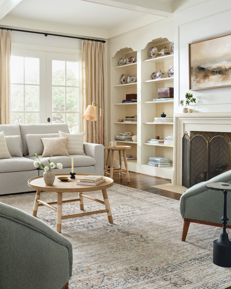 Lila Amber/Slate Machine Woven Rug - styleshot