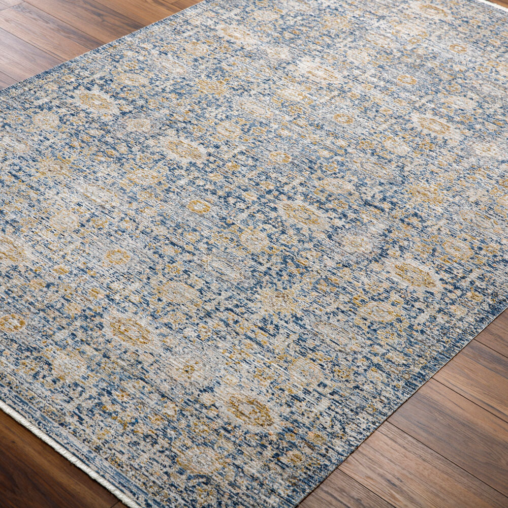 Margaret Charcoal/Taupe Machine Woven Rug BOMG-2300 - corner