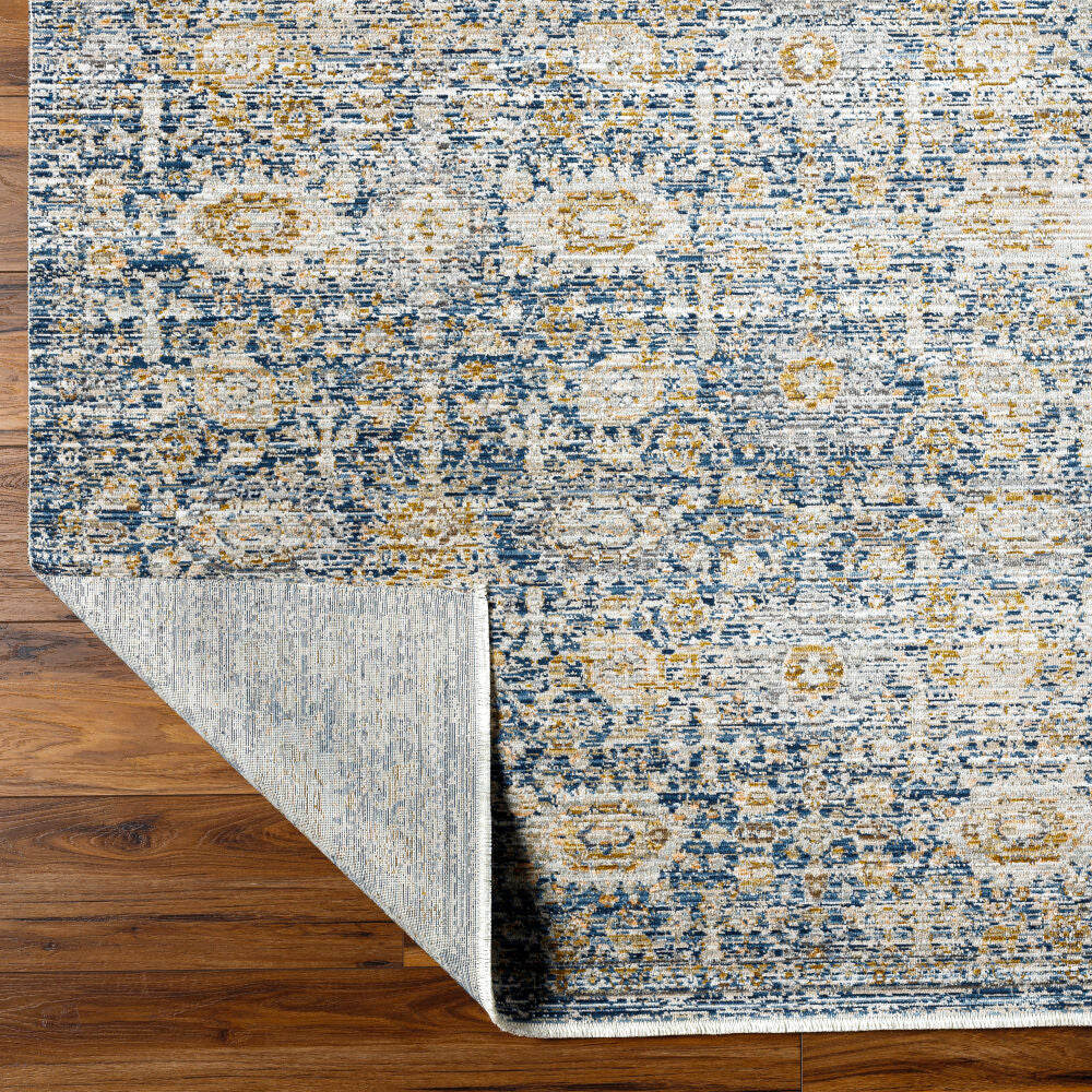 Margaret Charcoal/Taupe Machine Woven Rug BOMG-2300 - fold