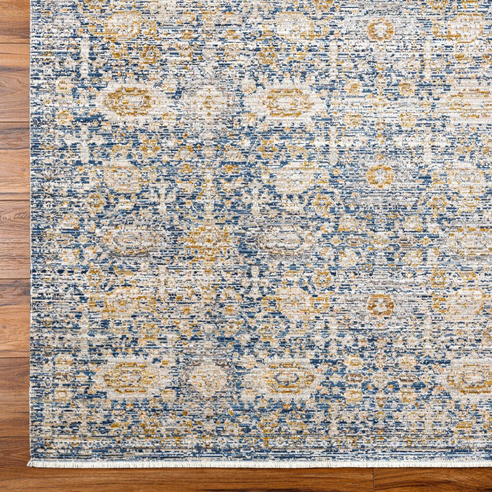 Margaret Charcoal/Taupe Machine Woven Rug BOMG-2300 - overhead