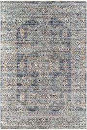 Margaret Black/Taupe Machine Woven Rug BOMG-2301 - 5'3" x 7'10"