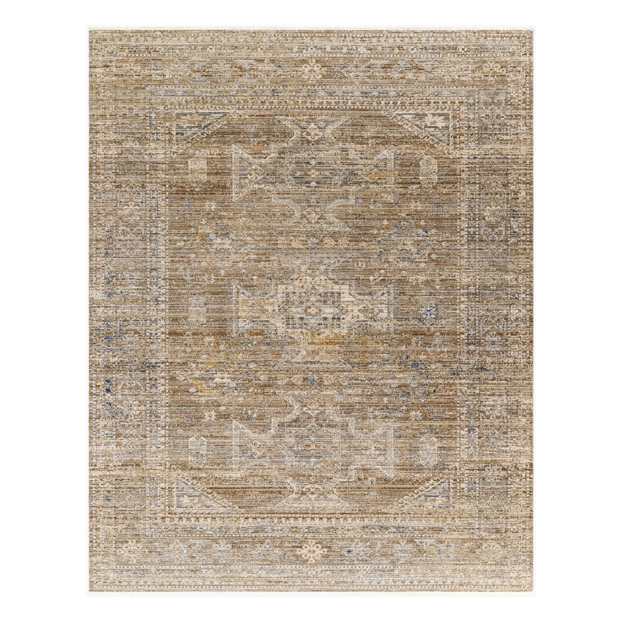 Margaret Charcoal/Taupe Machine Woven Rug BOMG-2302 - 5'3" x 7'10"