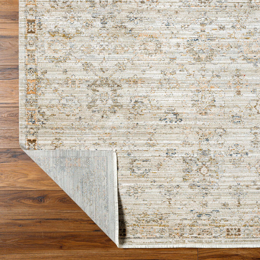 Margaret Brown/Taupe Machine Woven Rug BOMG-2303 - fold