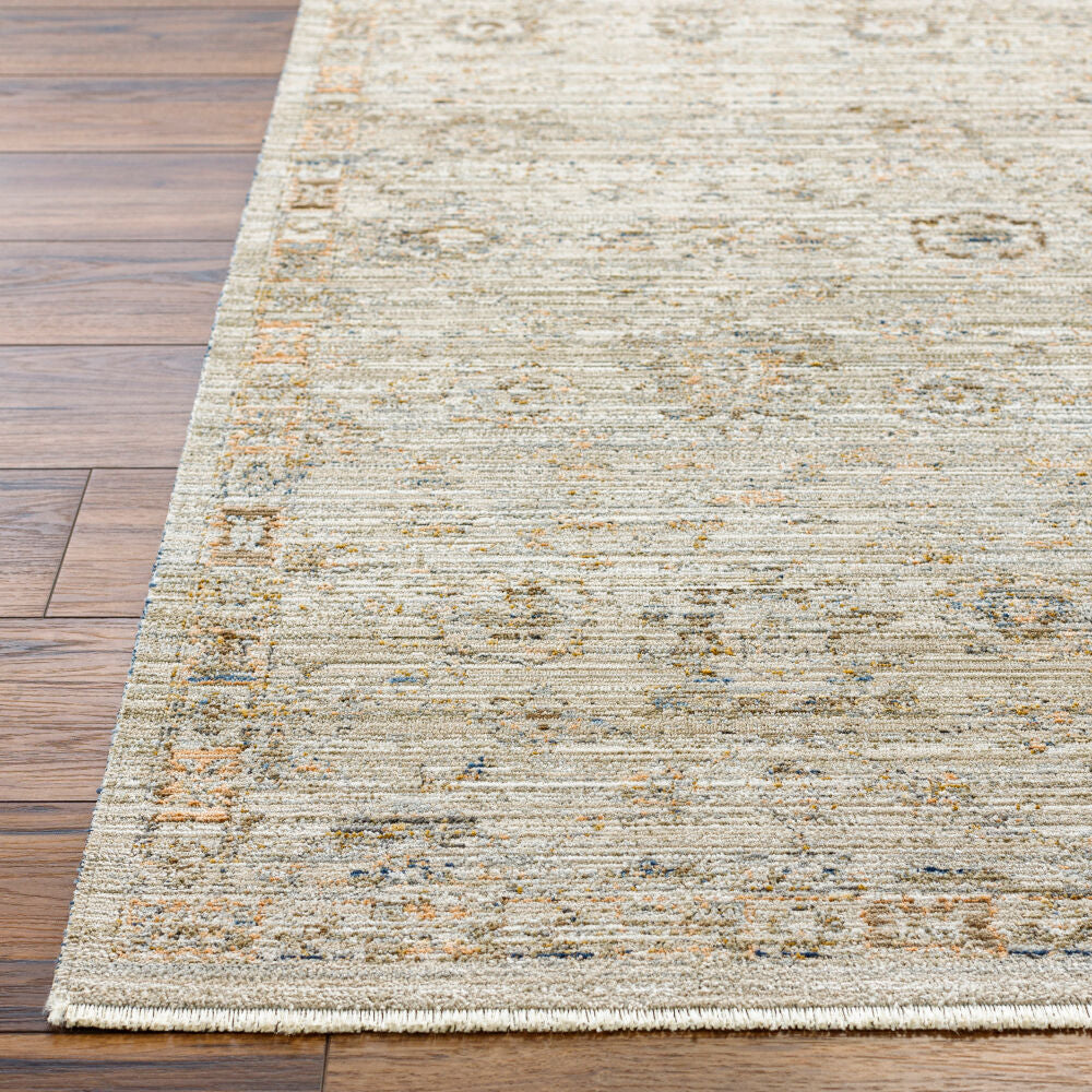 Margaret Brown/Taupe Machine Woven Rug BOMG-2303 - front