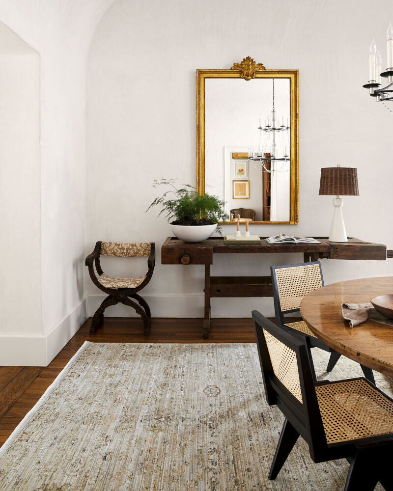 Margaret Brown/Taupe Machine Woven Rug BOMG-2303 - styleshot