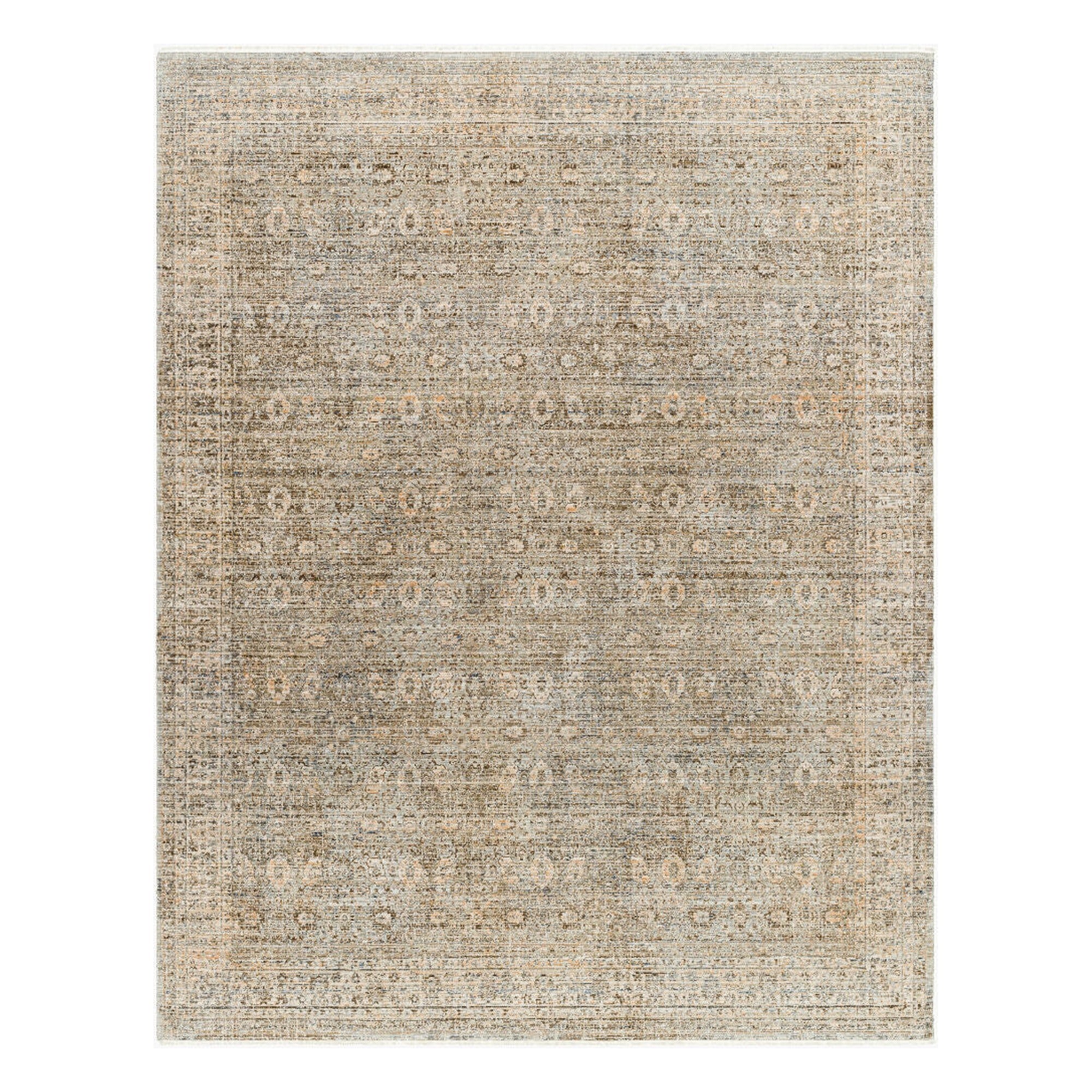 Margaret Brown/Taupe Machine Woven Rug BOMG-2304 - 5'3" x 7'10"