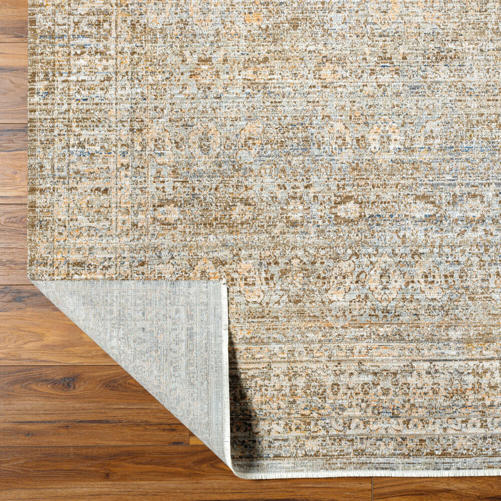 Margaret Brown/Taupe Machine Woven Rug BOMG-2304 - fold