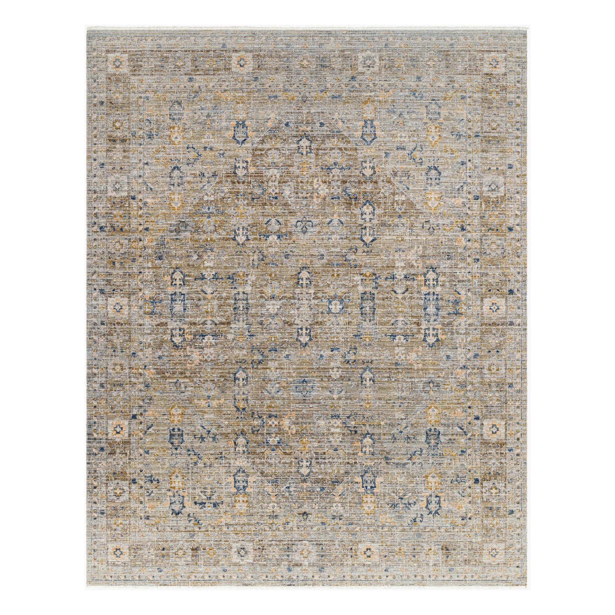 Margaret Charcoal/Taupe Machine Woven Rug BOMG-2305 - 5'3" x 7'10"