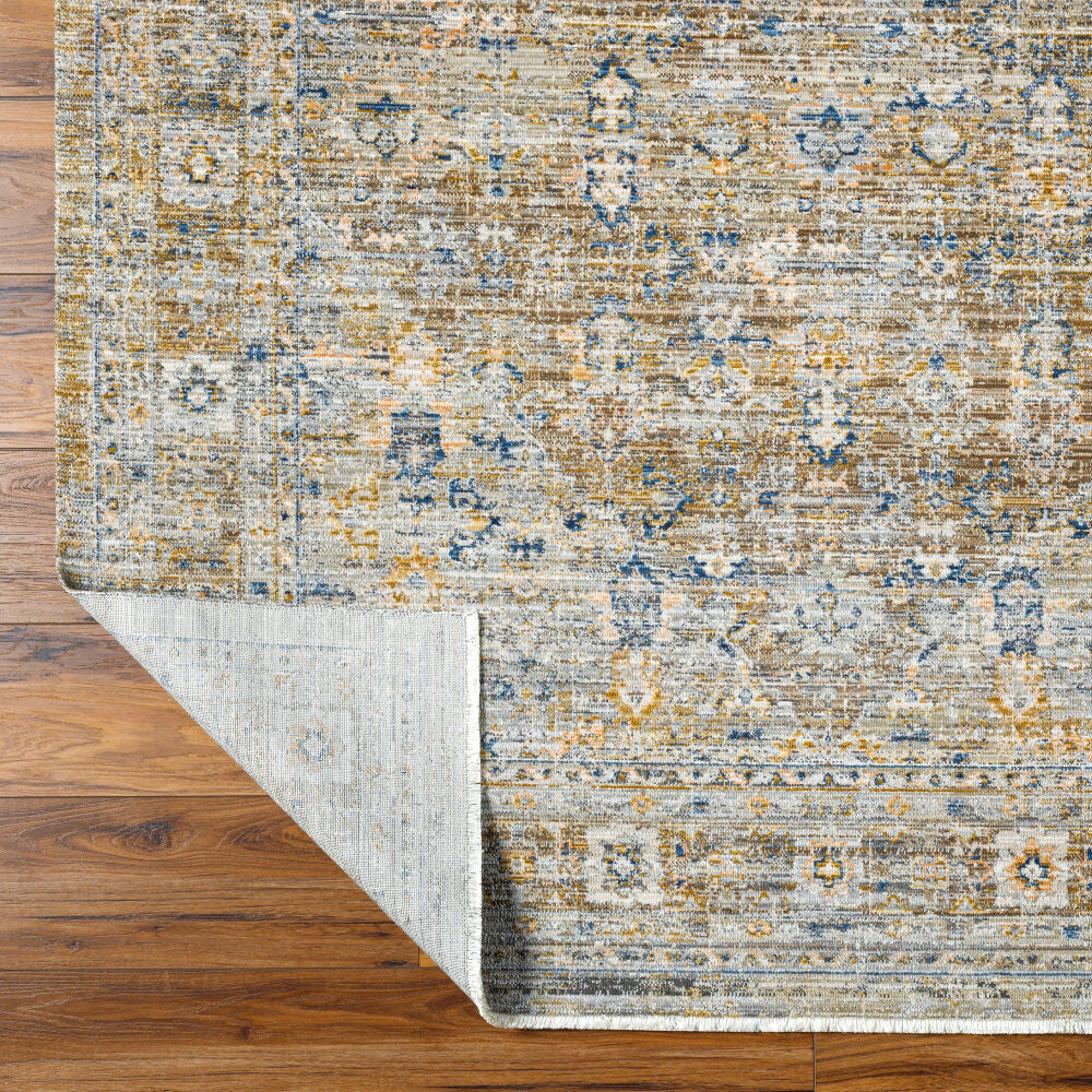 Margaret Charcoal/Taupe Machine Woven Rug BOMG-2305 - fold