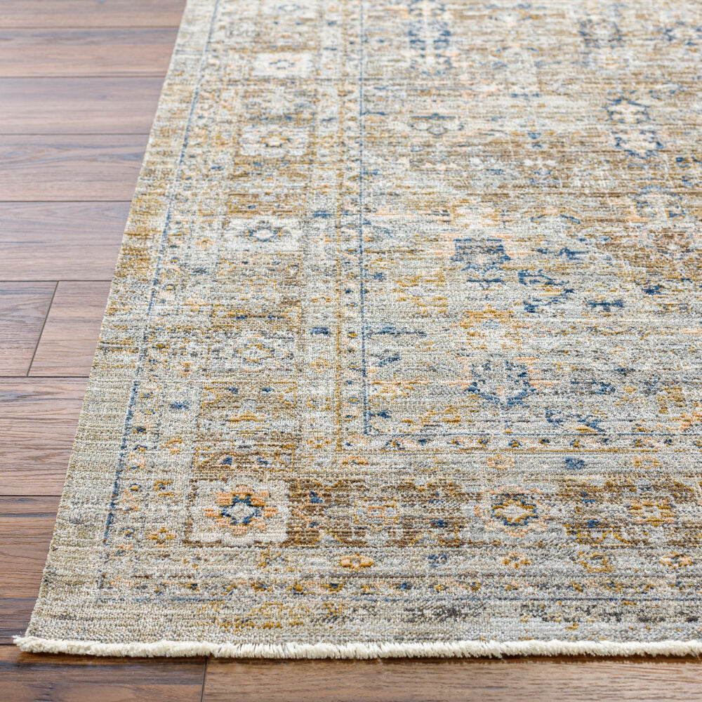 Margaret Charcoal/Taupe Machine Woven Rug BOMG-2305 - front