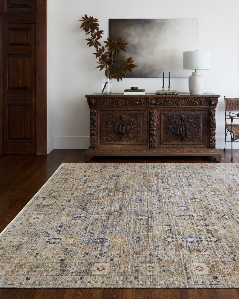 Margaret Charcoal/Taupe Machine Woven Rug BOMG-2305 - styleshot