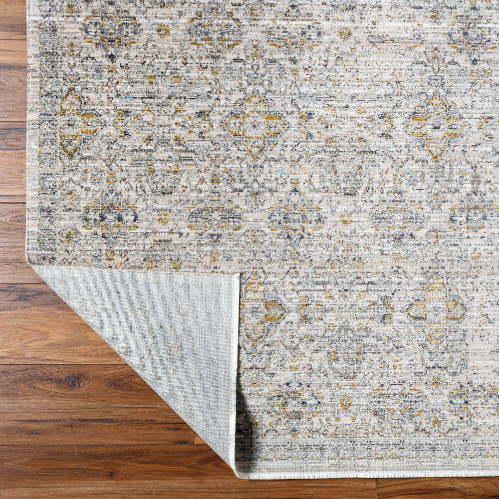 Margaret Black/Taupe Machine Woven Rug BOMG-2306 - fold