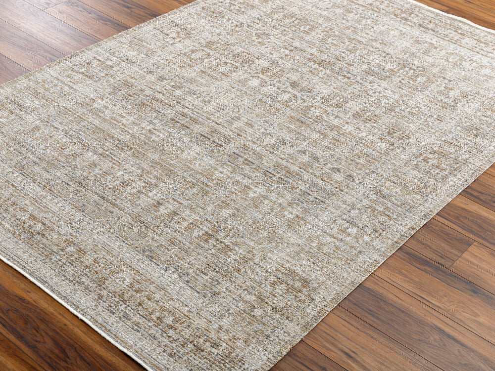 Margaret Charcoal/Taupe Machine Woven Rug BOMG-2311 - corner