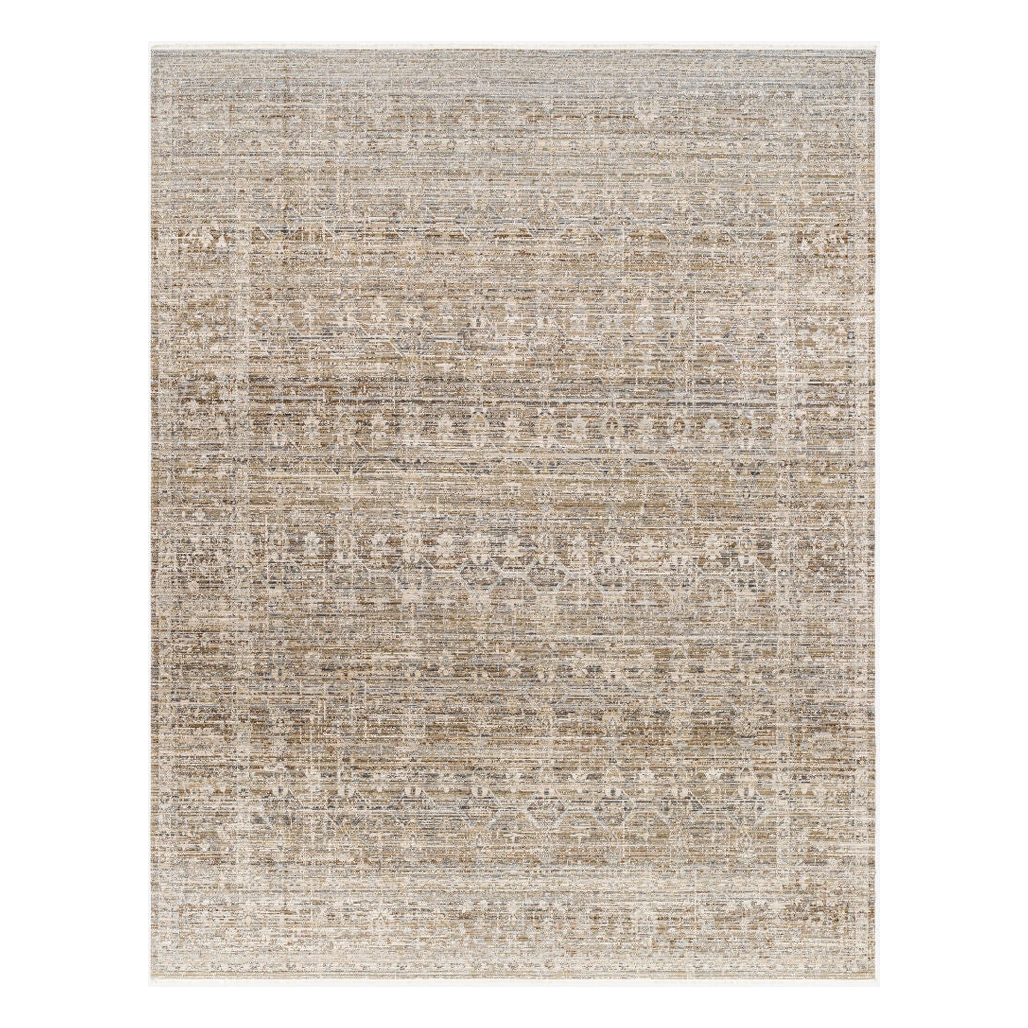 Margaret Charcoal/Taupe Machine Woven Rug BOMG-2311 - 5'3" x 7'10"