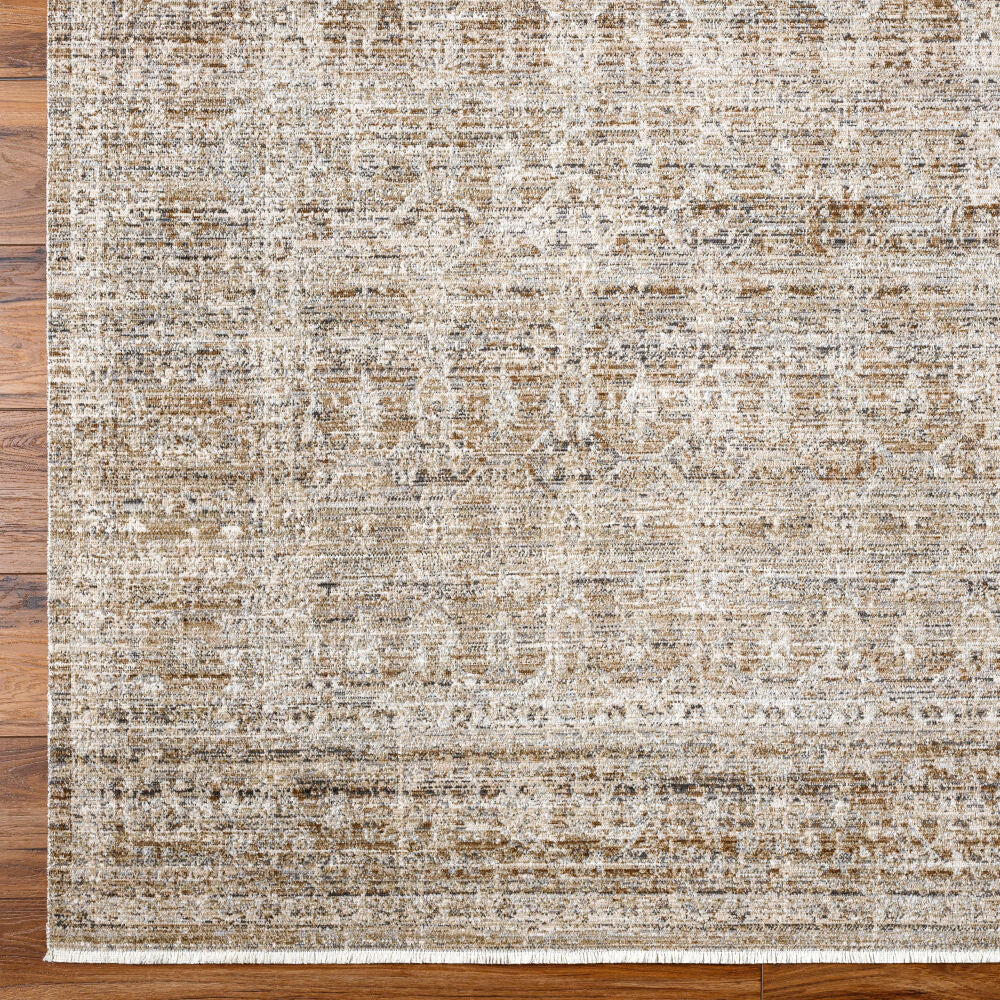 Margaret Charcoal/Taupe Machine Woven Rug BOMG-2311 - overhead
