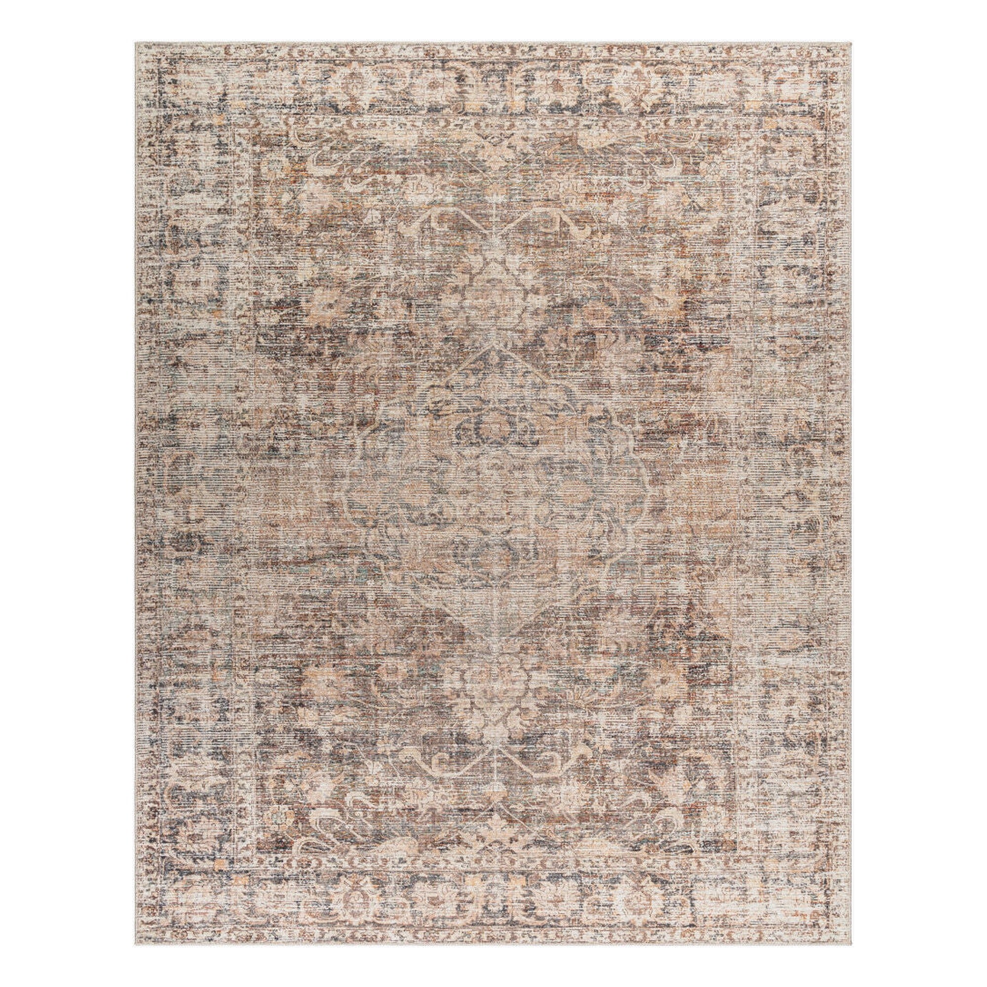 Marlene Beige/Tan Machine Woven Rug - 9'11" x 14'