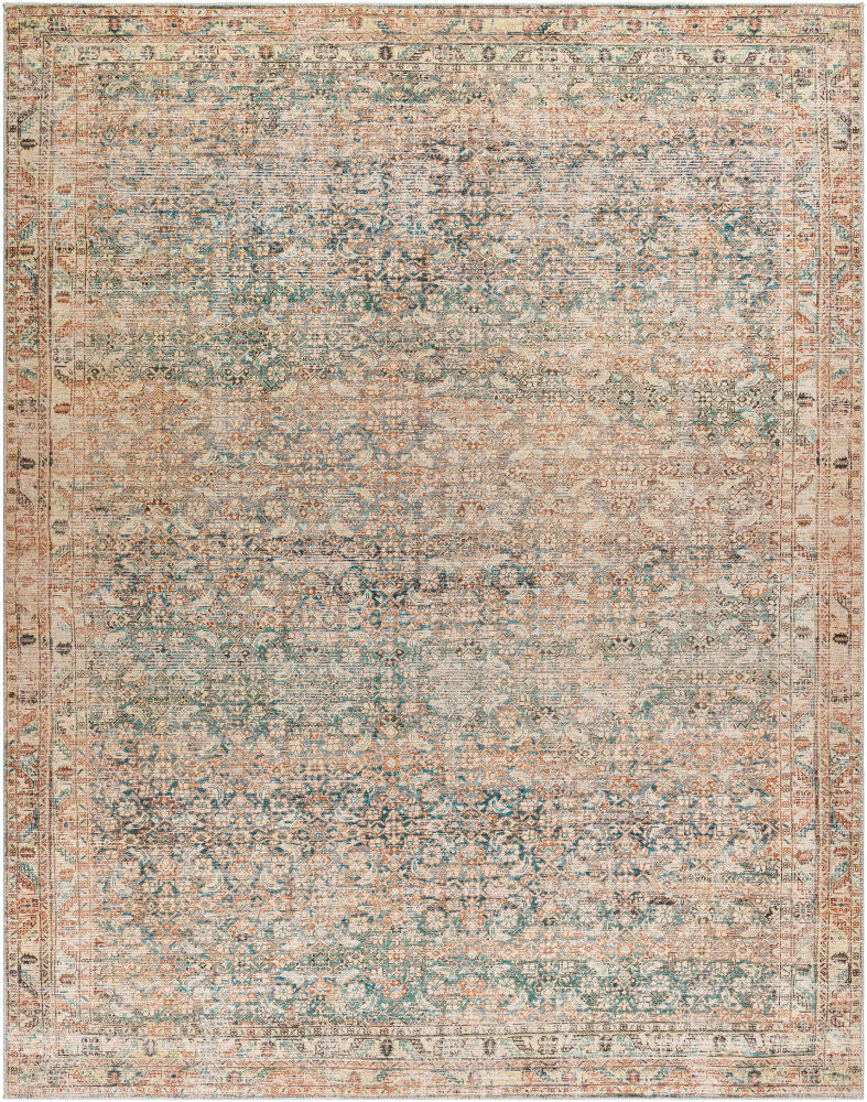 Marlene Emerald/Seafoam Machine Woven Rug BOMN-2302 - 9'11" x 14'
