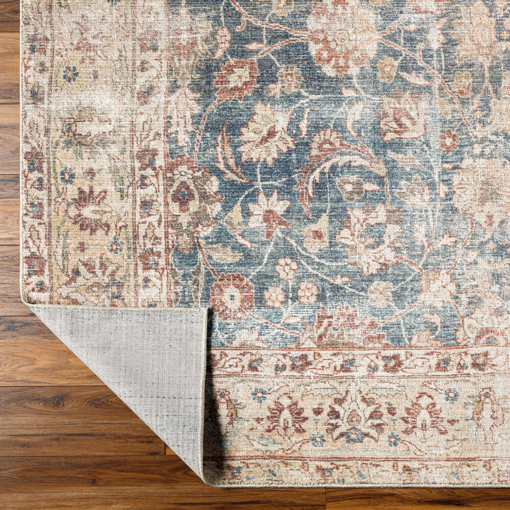Marlene Brown/Tan Machine Woven Rug - fold