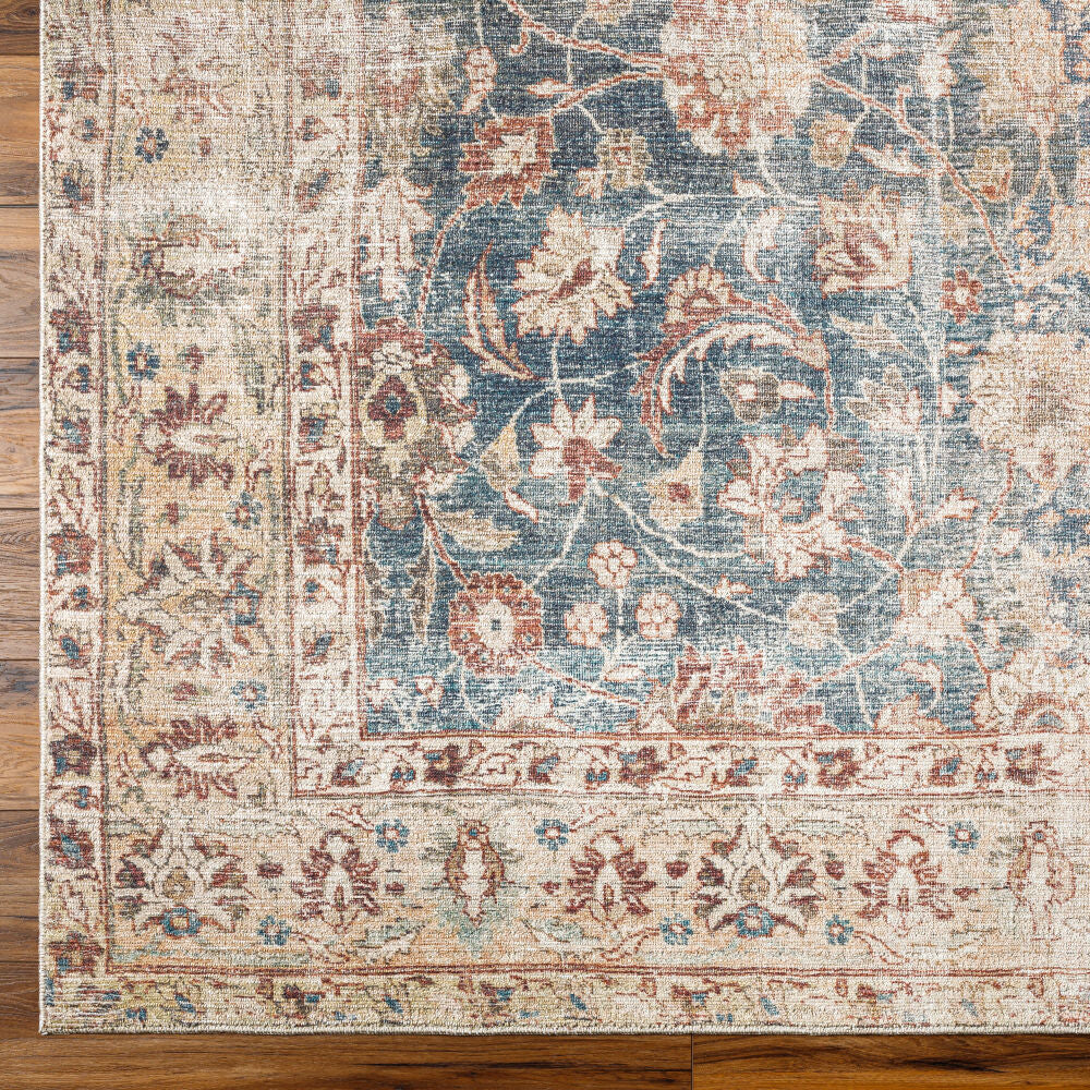 Marlene Brown/Tan Machine Woven Rug - overhead