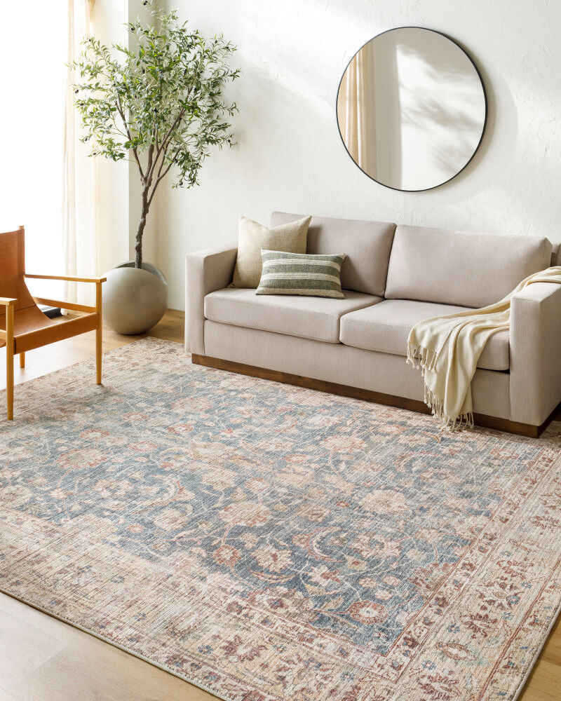 Marlene Brown/Tan Machine Woven Rug - roomscene