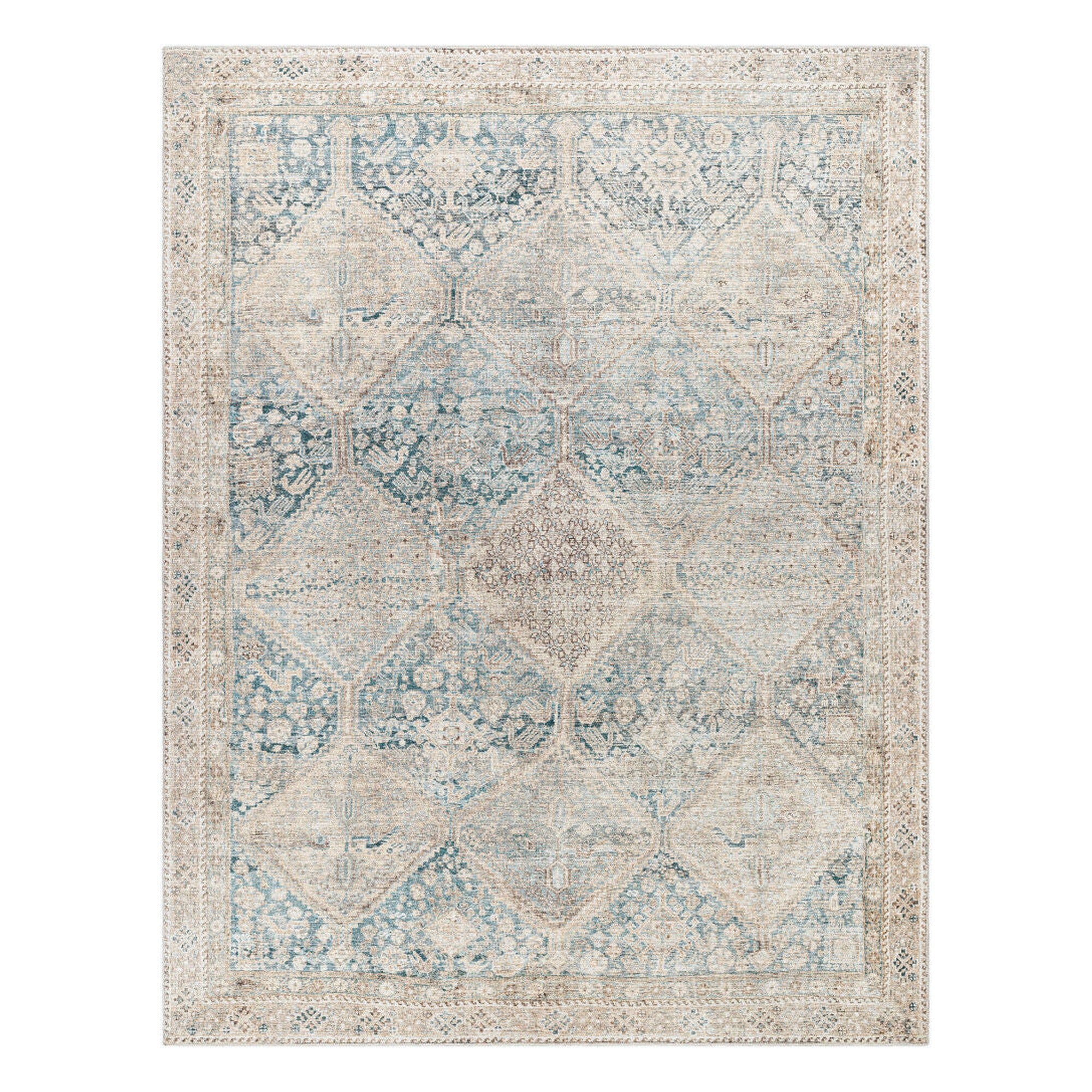 Marlene Emerald/Seafoam Machine Woven Rug BOMN-2304 - 9'11" x 14'