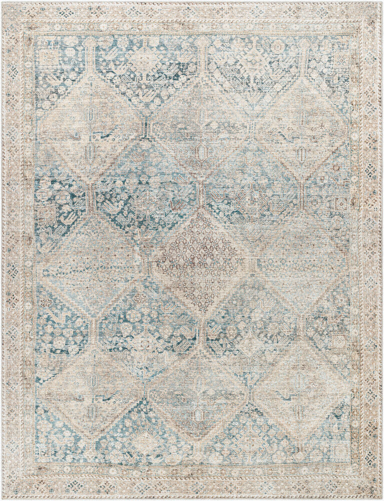 Marlene Emerald/Seafoam Machine Woven Rug BOMN-2304 - 9'11" x 14'